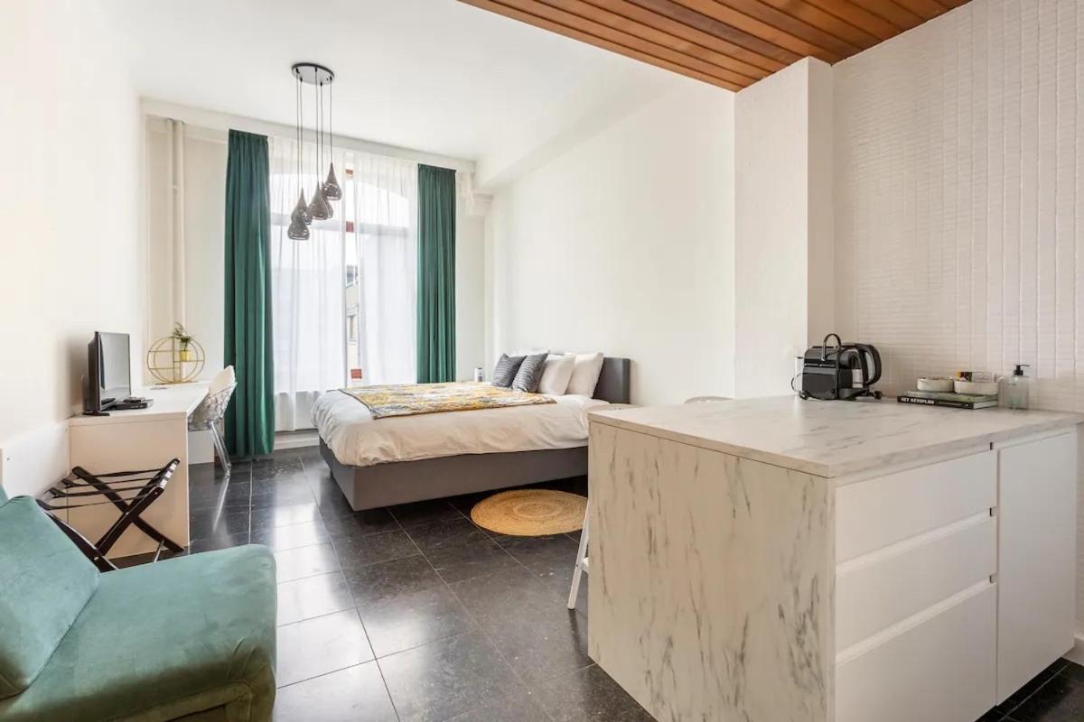 Riverview Studio In Historical Heart Of Anvers Dış mekan fotoğraf